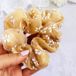 کش اسکرانچی توری گل