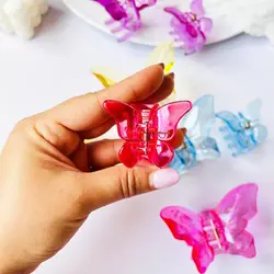 کلیپس شیشه ای پروانه ای کوچک