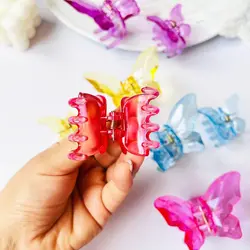 کلیپس شیشه ای پروانه ای کوچک