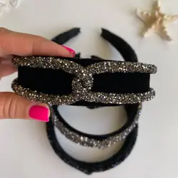 تل سر سواروسکی مشکی