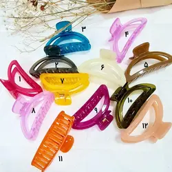 کلیپس مو شیشه ای آبنباتی 9 سانتی