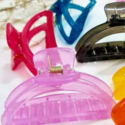 کلیپس مو شیشه ای آبنباتی 9 سانتی