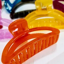 کلیپس مو شیشه ای آبنباتی 9 سانتی