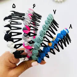 تل سر پارچه ای شانه ای