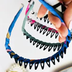 تل سر پارچه ای شانه ای