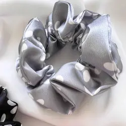 کش مو اسکرانچی ساتن توپ توپی