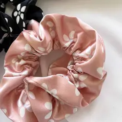 کش مو اسکرانچی ساتن توپ توپی