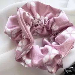 کش مو اسکرانچی ساتن توپ توپی