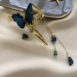 کلیپس فلزی روبانی آویز دار پروانه زایا