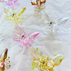 کلیپس پروانه شیشه ای هولوگرامی