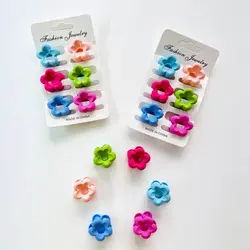 مینی کلیپس گل 6 عددی 2.5 سانتی