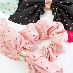 کش مو اسکرانچی حلقه ای خال خالی