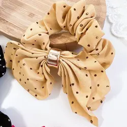 کش مو اسکرانچی حلقه ای خال خالی