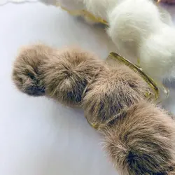 کلیپس مو خزدار توپی سایز بزرگ