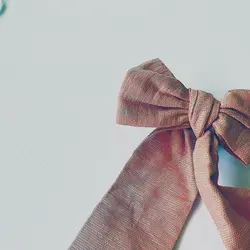 کش مو پاپیون دار پارچه ای