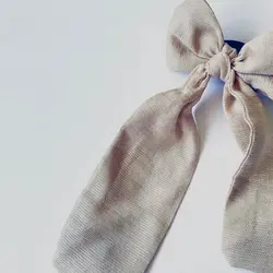 کش مو پاپیون دار پارچه ای