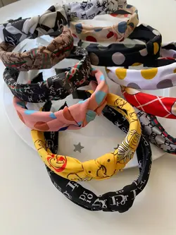 تل سر مو پارچه ای طرح دار