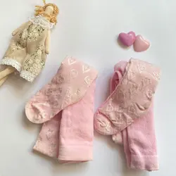 جوراب شلواری بچگانه طرح قلب