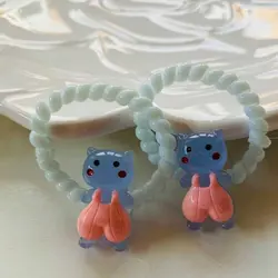 کش مو سیم تلفنی پیکسل دار طرح حیوانات