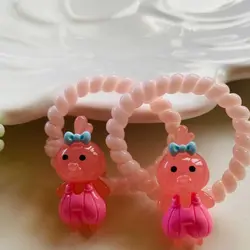 کش مو سیم تلفنی پیکسل دار طرح حیوانات