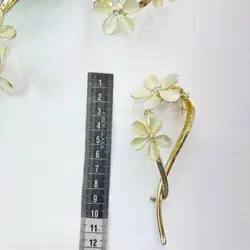 کلیپس فلزی چفتی دو گل