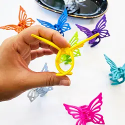 کلیپس پروانه مات توخالی