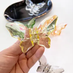 کلیپس شیشه ای پروانه ای بزرگ