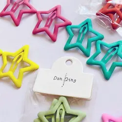 پک 2تایی گیره مو تق تقی مات طرح ستاره