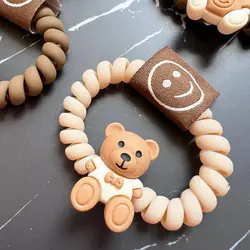 کش سیم تلفنی طرح خرس تدی