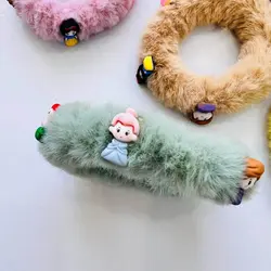 کش مو خز پیکسل عروسکی دختر