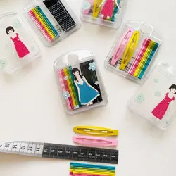 پک گیره شیشه ای مو تق تقی و پنس مو