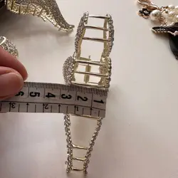 کلیپس  فلزی پاپیون نگینی زایا