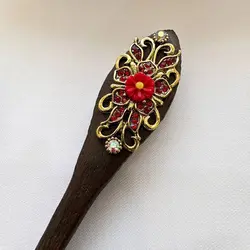 کانزاشی چوبی نگین فلزی