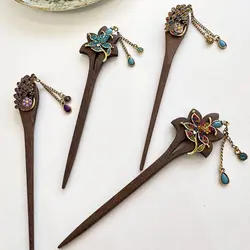 کانزاشی چوبی نگین فلزی