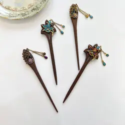 کانزاشی چوبی نگین فلزی