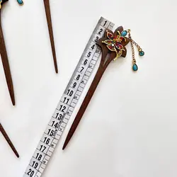 کانزاشی چوبی نگین فلزی