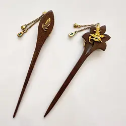 کانزاشی چوبی نگین فلزی