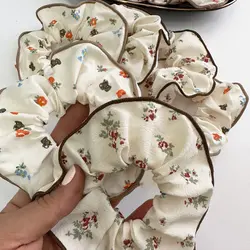 کش مو اسکرانچی دور دوخت گل گلی