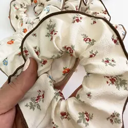 کش مو اسکرانچی دور دوخت گل گلی