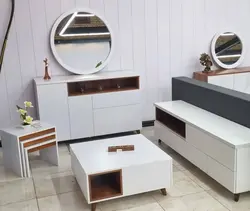 ست کامل ارزان قیمت محصول جدید مینل میز شامل میز تلویزیون و جاکفشی و...