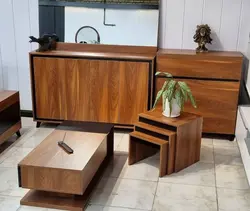 ست کامل ارزان قیمت محصول جدید مینل میز شامل میز تلویزیون و جاکفشی و...