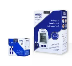 دستگاه تست قند خون آوان + ۲۵ عدد نوار تست