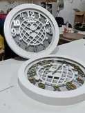 ساعت دیواری تمام چوبی رولکس ۱۱۱ قطر ۶۰ سانت در چهار رنگ مختلف بسیار زیبا و با کیفیت