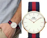 ساعت دنیل ولینگتون بند برزنت Daniel Wellington 0502DW