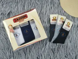 جوراب ساقدار مردانه پنبه | جفتی 14,000 تومان | عمده | 12 تایی | کد 1004 - فروشگاه تخصصی جوراب