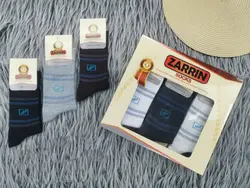 جوراب ساقدار مردانه نخ | جفتی 14,000 تومان | عمده | 12 تایی | کد 1004 - فروشگاه تخصصی جوراب