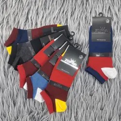 جوراب مچی مردانه نخ | جفتی 15,500 تومان | عمده | 12تایی | کد 1132 - فروشگاه تخصصی جوراب