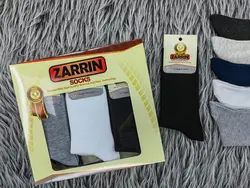 جوراب ساقدار مردانه نخ | جفتی 18,000 تومان | عمده | 12تایی | کد: 1004 - فروشگاه تخصصی جوراب