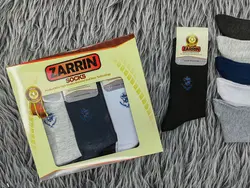 جوراب ساقدار مردانه نخ | جفتی 18,000 تومان | عمده | 12تایی | کد: 1004 - فروشگاه تخصصی جوراب