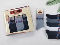 جوراب ساقدار مردانه نخ | جفتی 16,200 تومان | عمده | 12تایی | کد: 1004 -